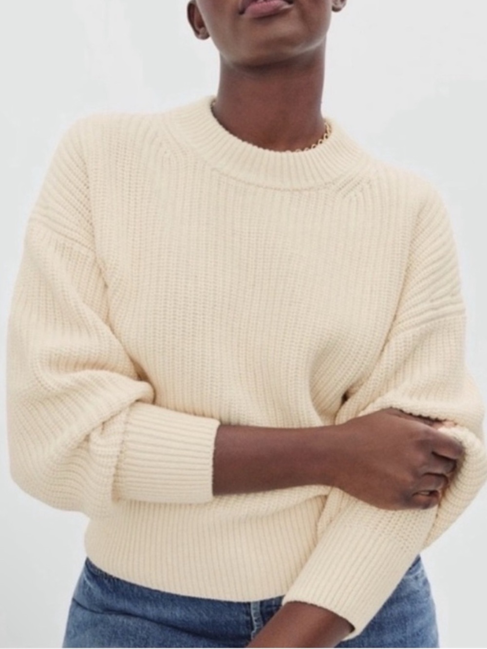 Everlane The Texture Cotton Crew 100% Organic Cotton Fisherman